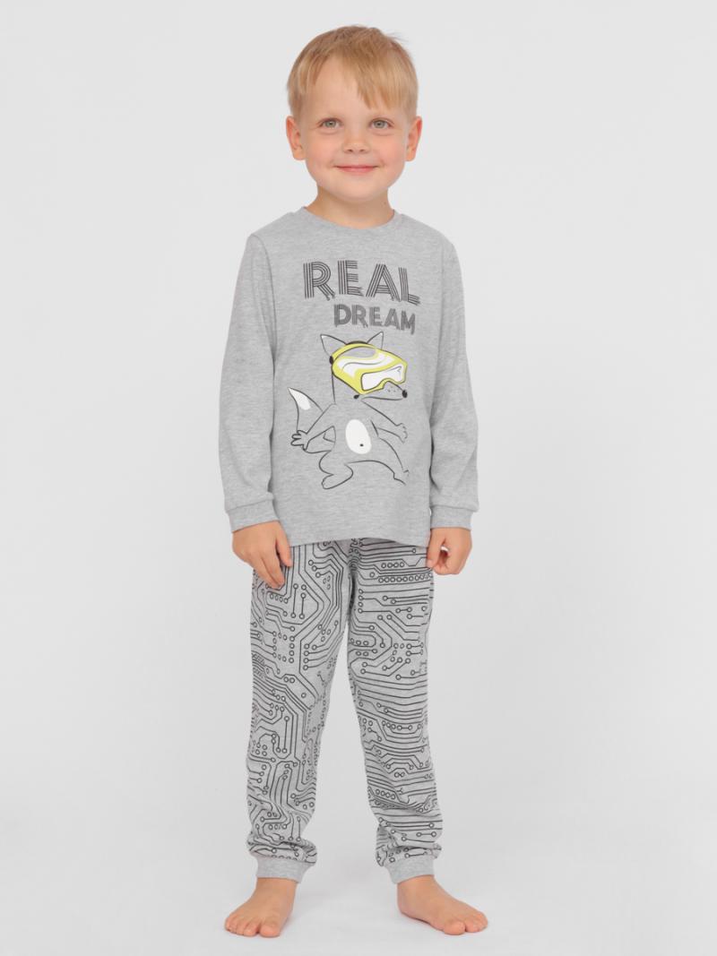 картинка Комплект для мальчика Сherubino CSKB 50073-11 Светло-серый меланж от магазина детских товаров ALiSa