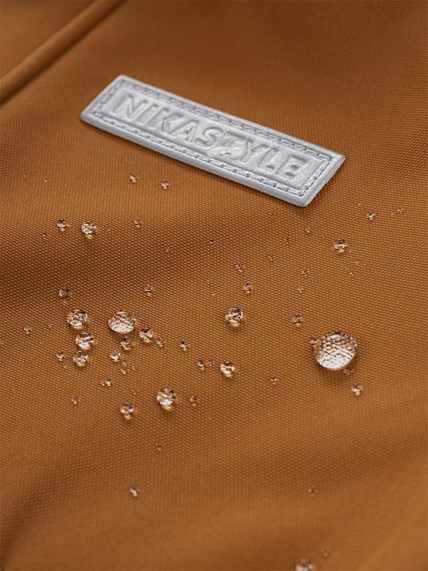 картинка Комбинезон зимний для мальчика NIKASTYLE 8з6524 Кэмел черный от магазина детских товаров ALiSa