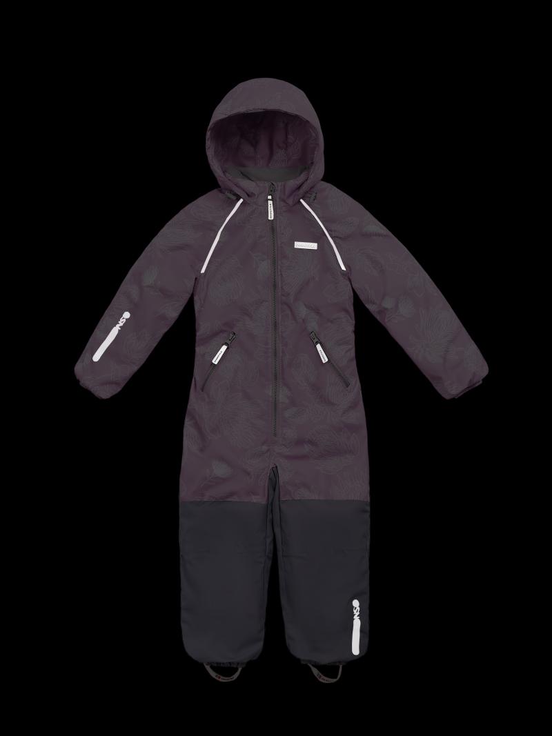 картинка Комбинезон утеплённый для девочки NIKASTYLE 8м1825 Орхидея серый от магазина детских товаров ALiSa