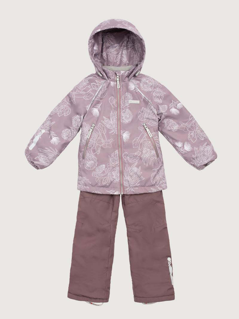 картинка Комплект утеплённый для девочки NIKASTYLE 7м2025 Какао шоколад от магазина детских товаров ALiSa