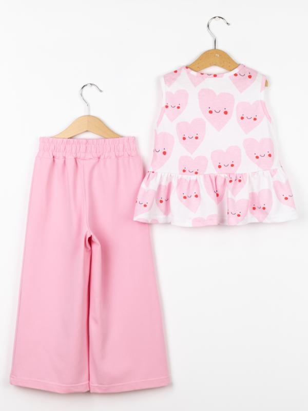 картинка Комплект для девочки Baby Boom КД560/1-К Сердечки + розовый от магазина детских товаров ALiSa