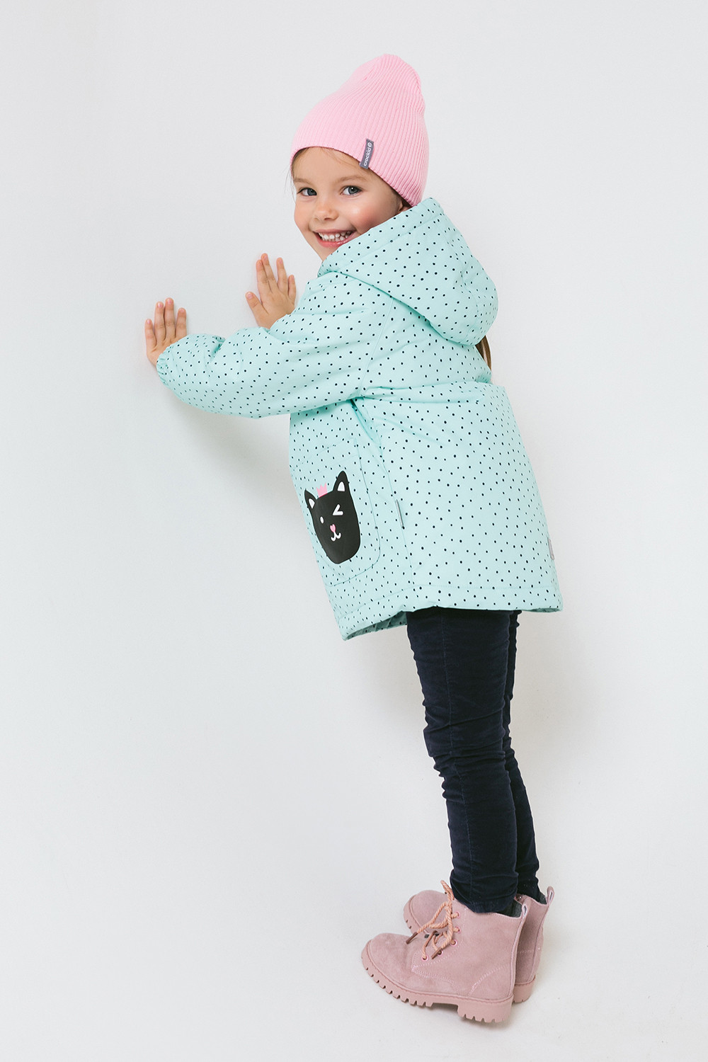 картинка Куртка демисезонная утепленная для девочки Crockid ВК 32100/н/2 ГР от магазина детских товаров ALiSa