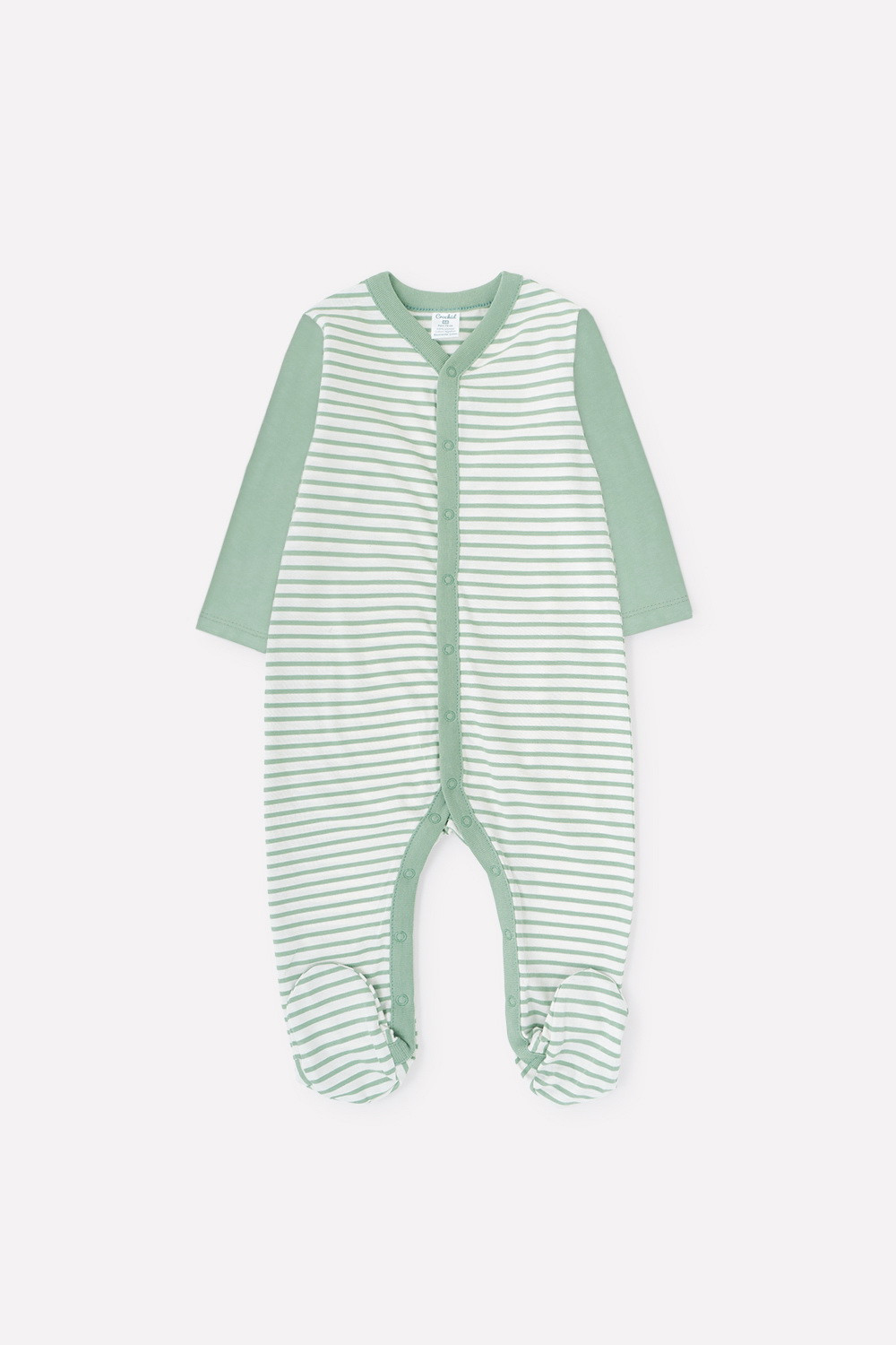 картинка Комбинезон для мальчика Crockid К 6164/1 милитари, полоска от магазина детских товаров ALiSa