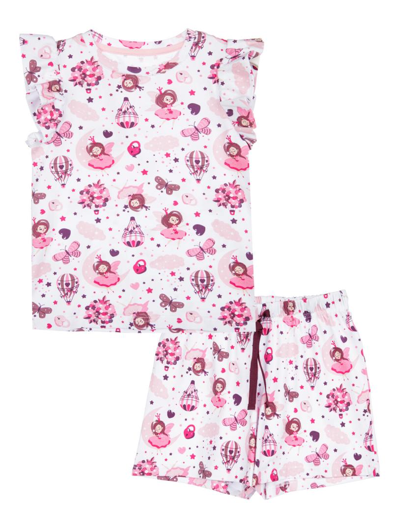 картинка Пижама для девочки PL 32322315 Белый розовый от магазина детских товаров ALiSa