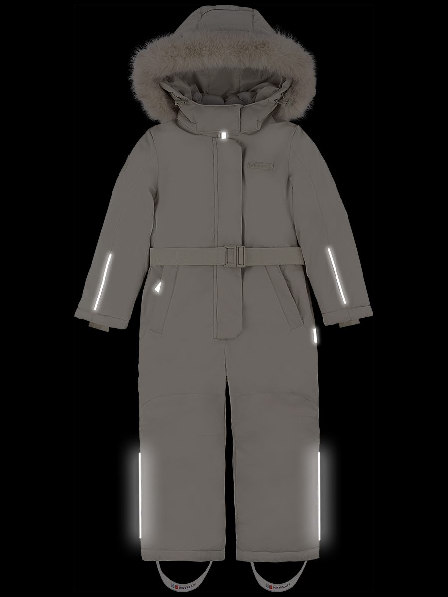 картинка Комбинезон зимний для девочки NIKASTYLE 8з6424 з24 Беж от магазина детских товаров ALiSa