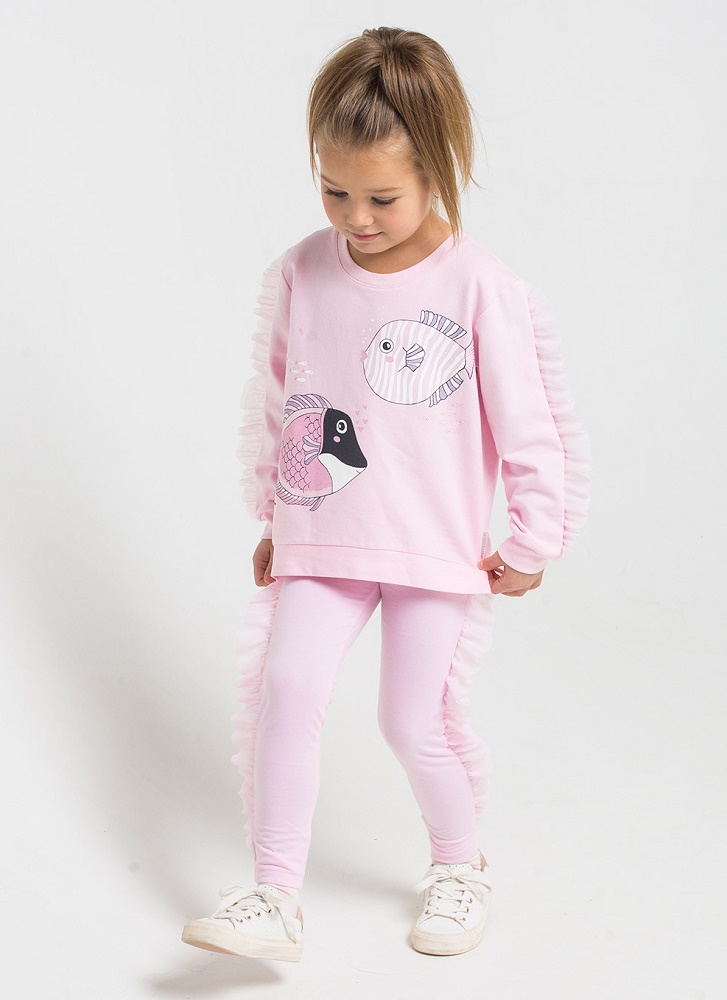 картинка Бриджи для девочки Crockid КР 4685 розовое облако2 к211 от магазина детских товаров ALiSa