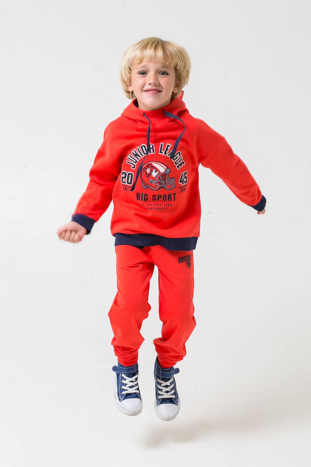 картинка Брюки для мальчика Crockid К 4995 ярко-красный к1259 от магазина детских товаров ALiSa