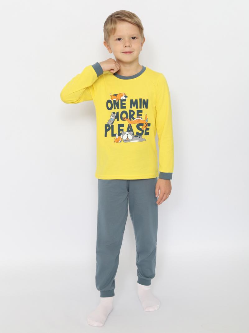 картинка Пижама для мальчика CWKB 50136-30 Желтый от магазина детских товаров ALiSa