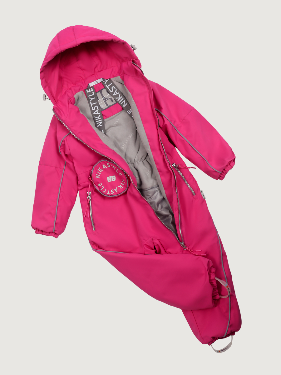 картинка Комбинезон утеплённый для девочки NIKASTYLE 8м2625 Фуксия от магазина детских товаров ALiSa