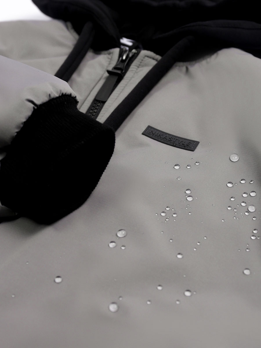 картинка Куртка утеплённая для мальчика NIKASTYLE 4м5525 Серый от магазина детских товаров ALiSa