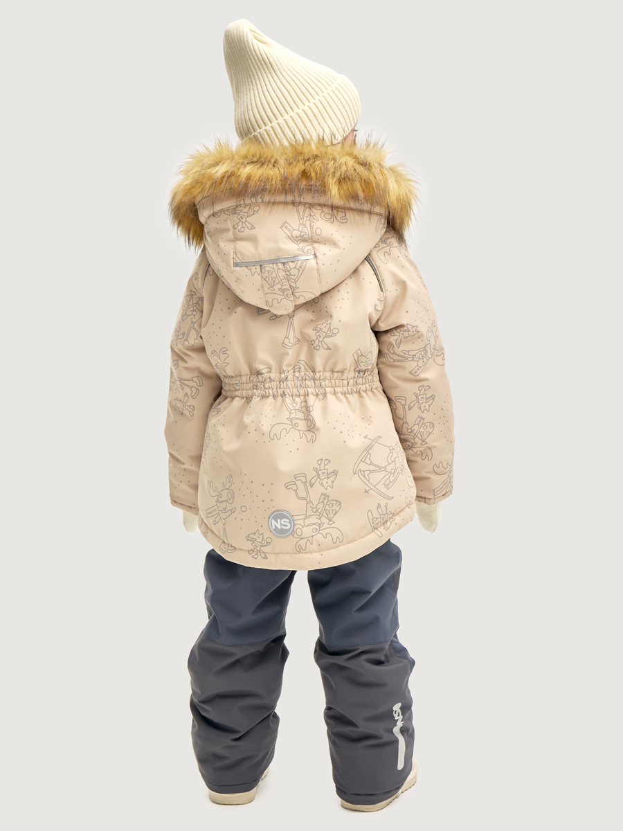 картинка Комплект для девочки NIKASTYLE 7з0825 Латте Серый от магазина детских товаров ALiSa