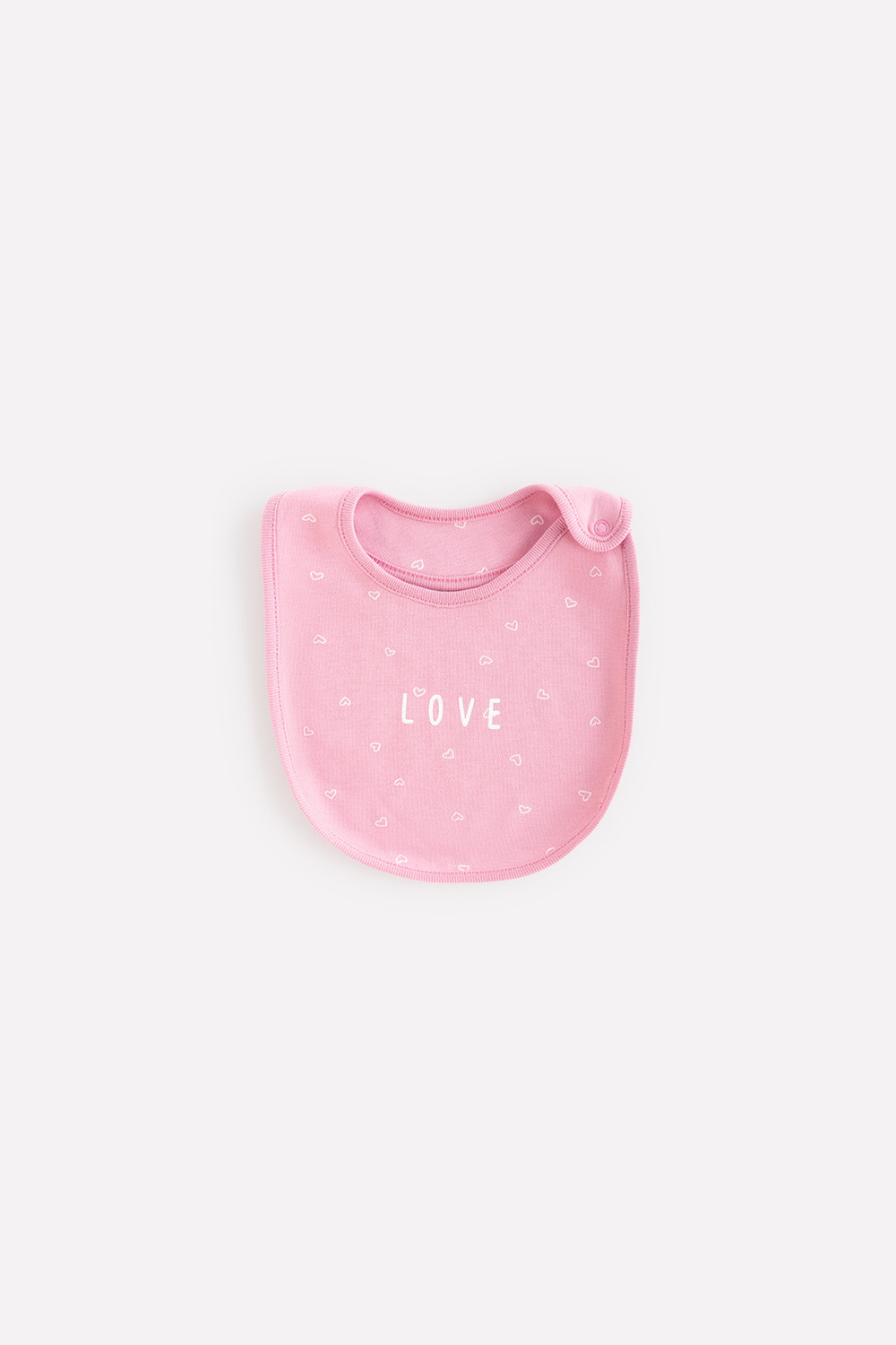 картинка Фартук-нагрудник для девочки Crockid К 8502 сердечки на розовом зефире от магазина детских товаров ALiSa