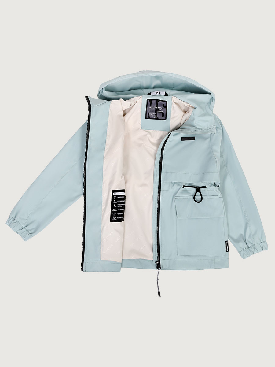 картинка Ветровка для девочки NIKASTYLE 4л5425 Мята от магазина детских товаров ALiSa