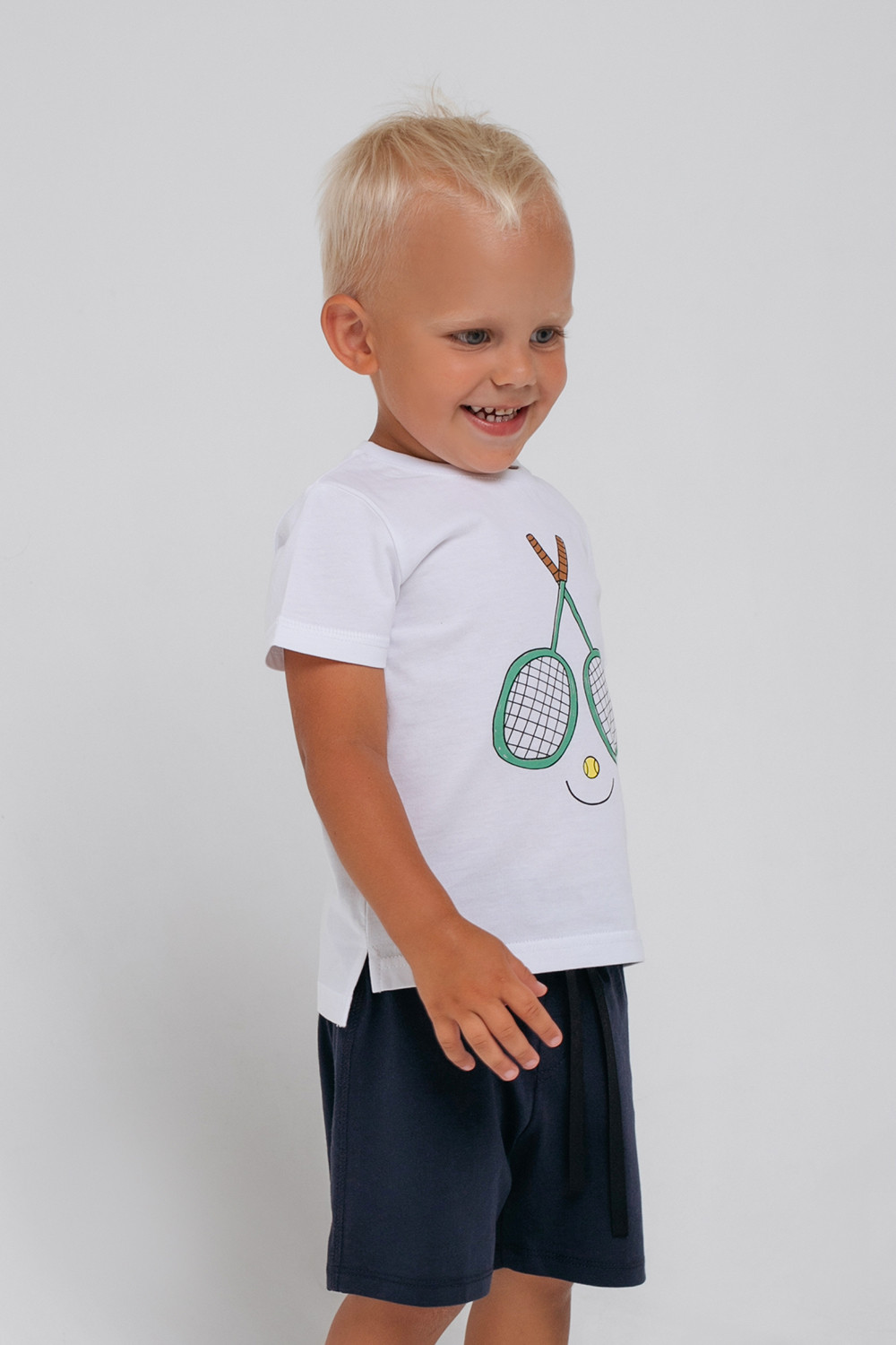 картинка Футболка для мальчика Crockid КР 301632 белый к320 от магазина детских товаров ALiSa