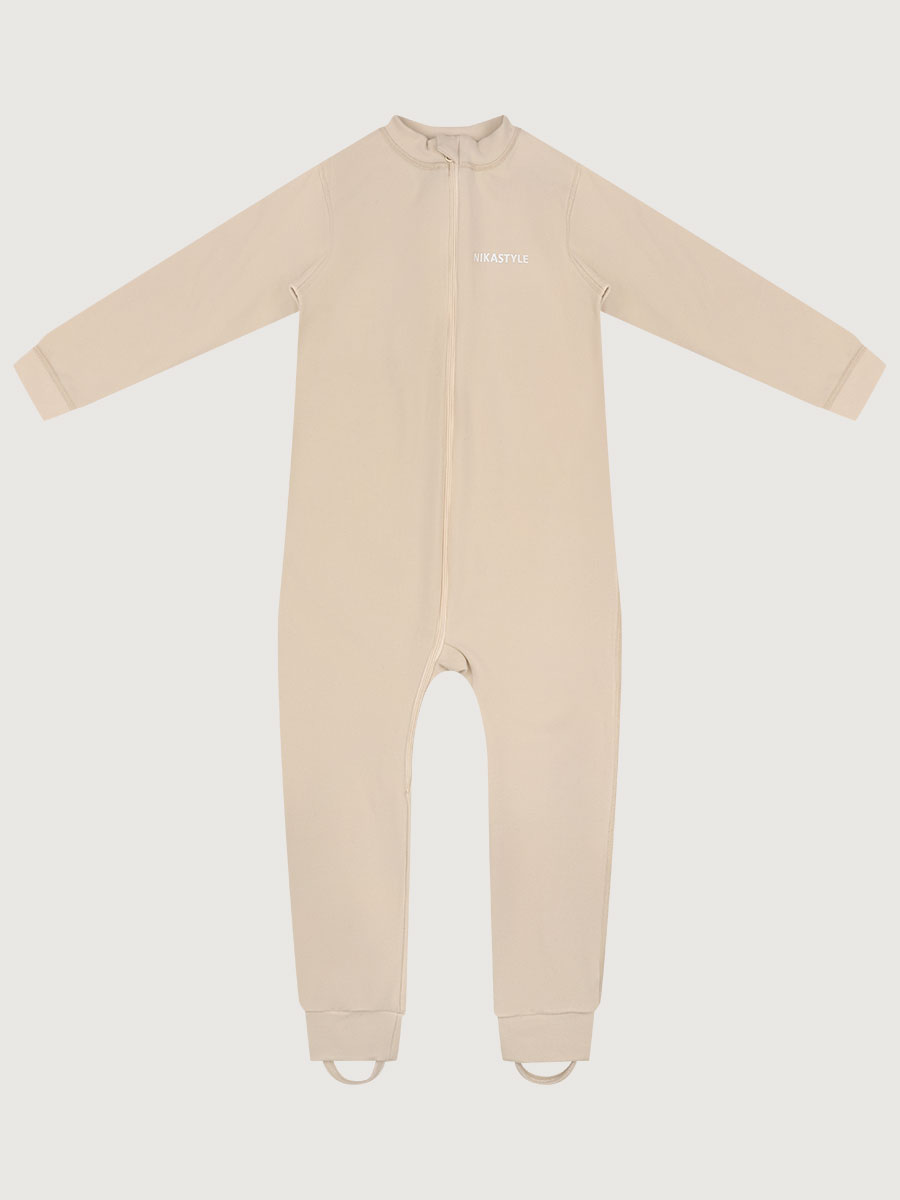 картинка Комбинезон флисовый для девочки NIKASTYLE 8т19025 Беж от магазина детских товаров ALiSa
