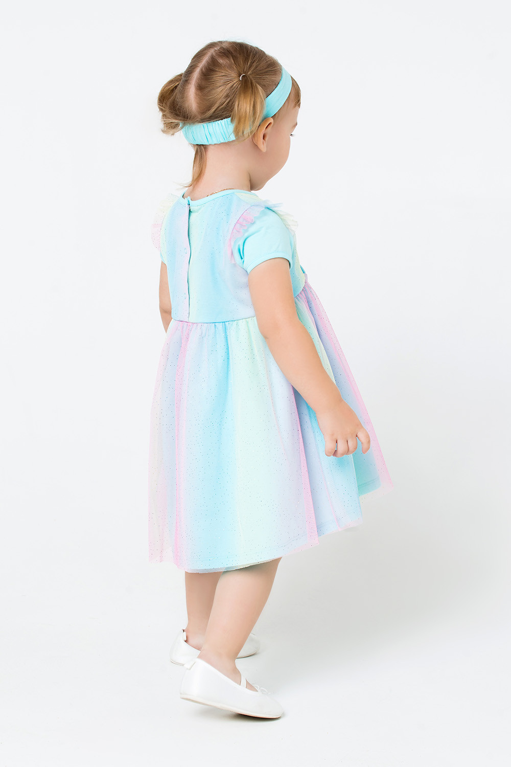 картинка Платье для девочки Crockid КР 5507 аквамарин1 к209 от магазина детских товаров ALiSa
