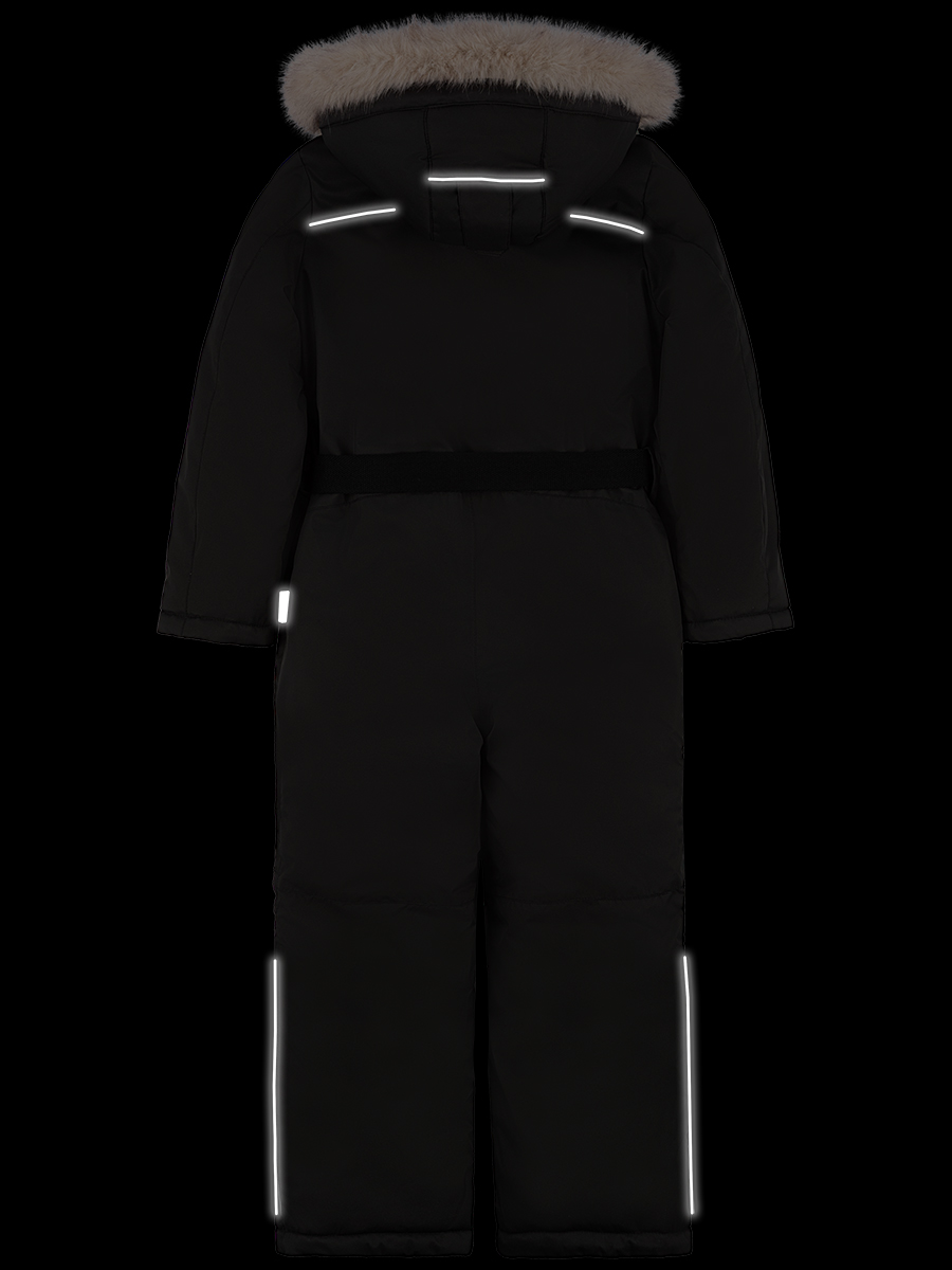 картинка Комбинезон зимний для девочки NIKASTYLE 8з6624 з24 Черный шоколад от магазина детских товаров ALiSa