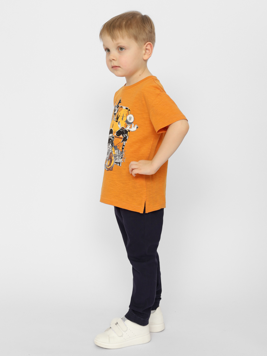 картинка Футболка для мальчика Сherubino CWKB 63231-29-328 Оранжевый от магазина детских товаров ALiSa