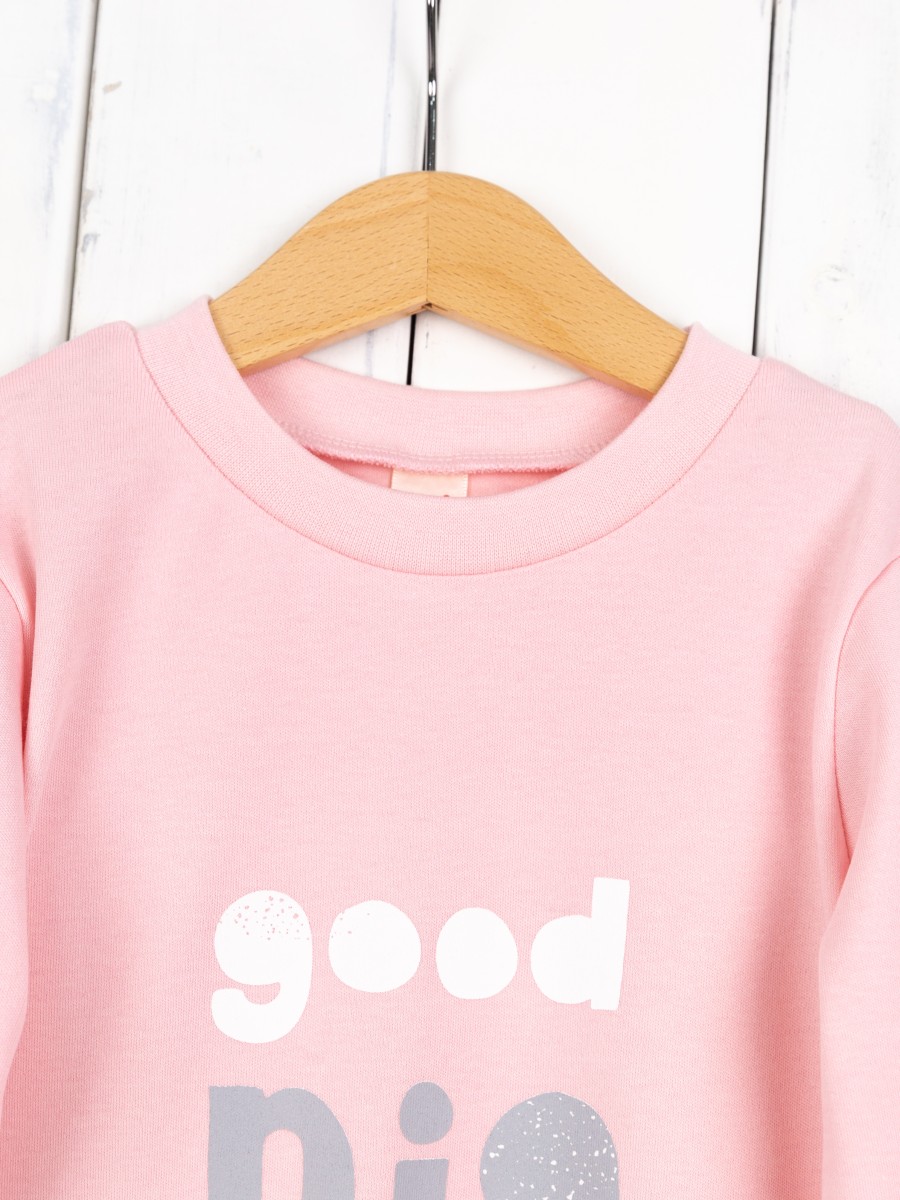 картинка Пижама для девочки Baby Boom КС14/7-И Розовая пудра + единороги на сером от магазина детских товаров ALiSa