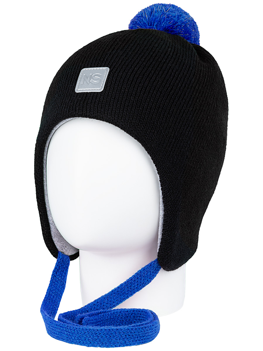 картинка Шапка утепленная для мальчика NIKASTYLE 11з13123 черный от магазина детских товаров ALiSa