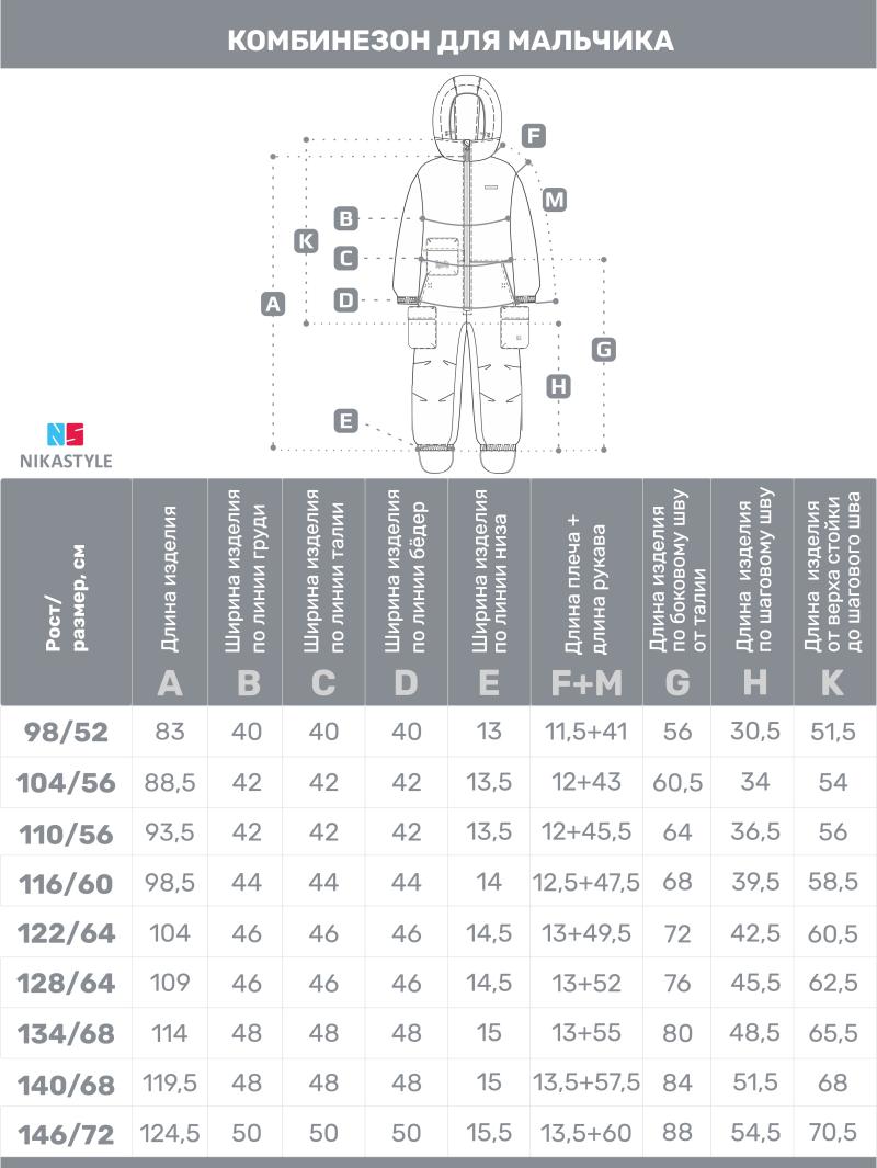 картинка Комбинезон утеплённый для мальчика NIKASTYLE 8м2725 Хаки кешью от магазина детских товаров ALiSa
