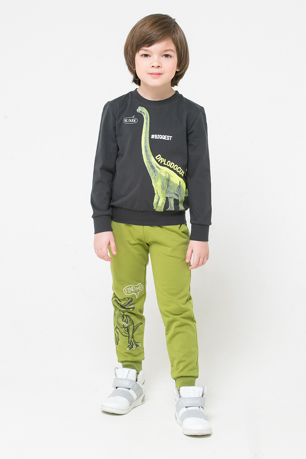 картинка Брюки для мальчика Crockid К 4822 зеленый к1251 от магазина детских товаров ALiSa