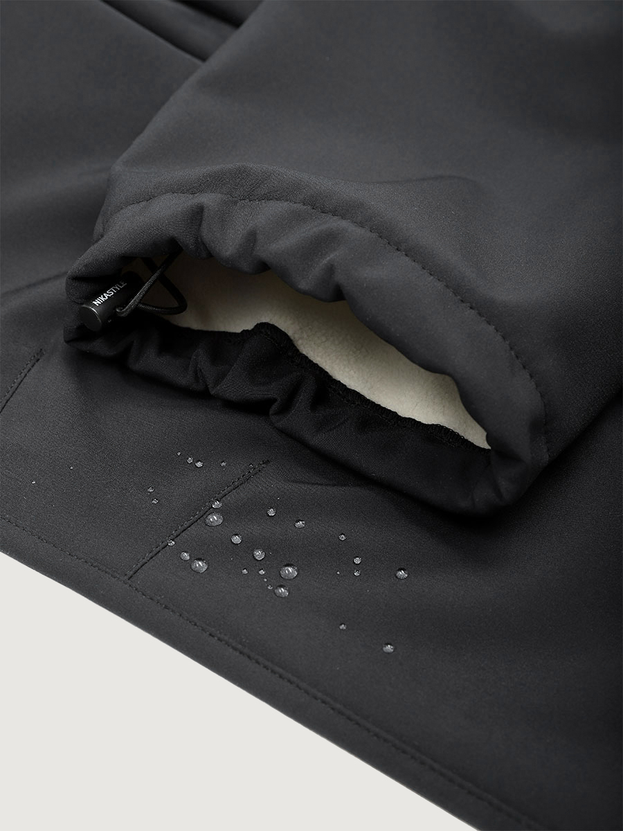 картинка Брюки Софтшел NIKASTYLE 2л19125 Черный от магазина детских товаров ALiSa