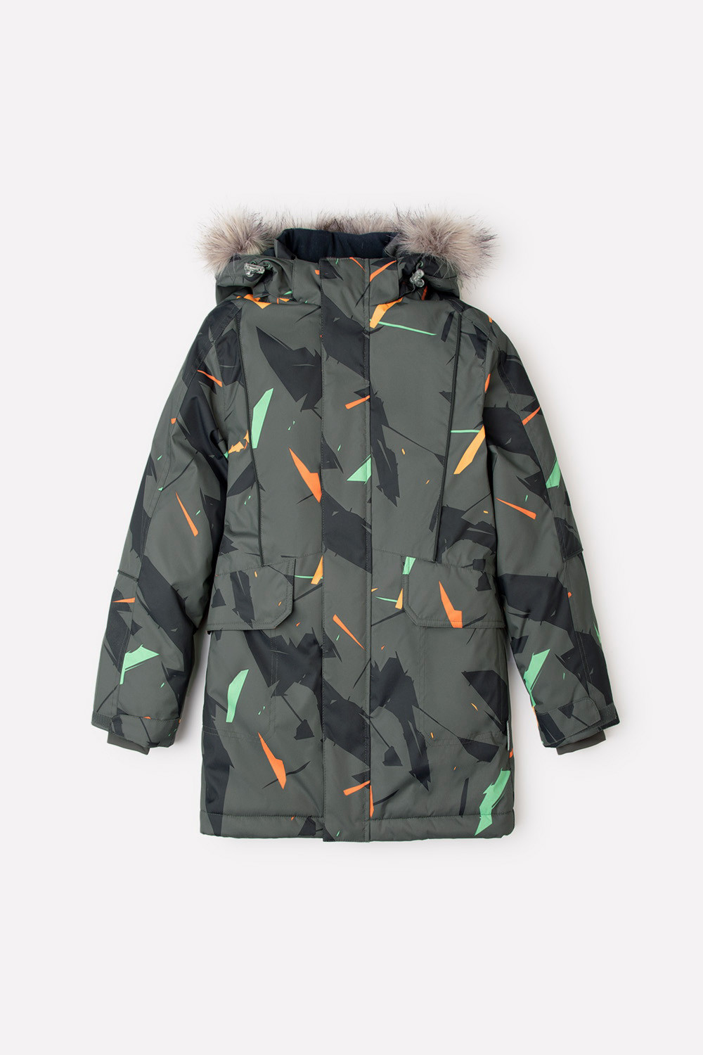 картинка Куртка зимняя для мальчика Crockid ВК 36066/н/1 ГР от магазина детских товаров ALiSa