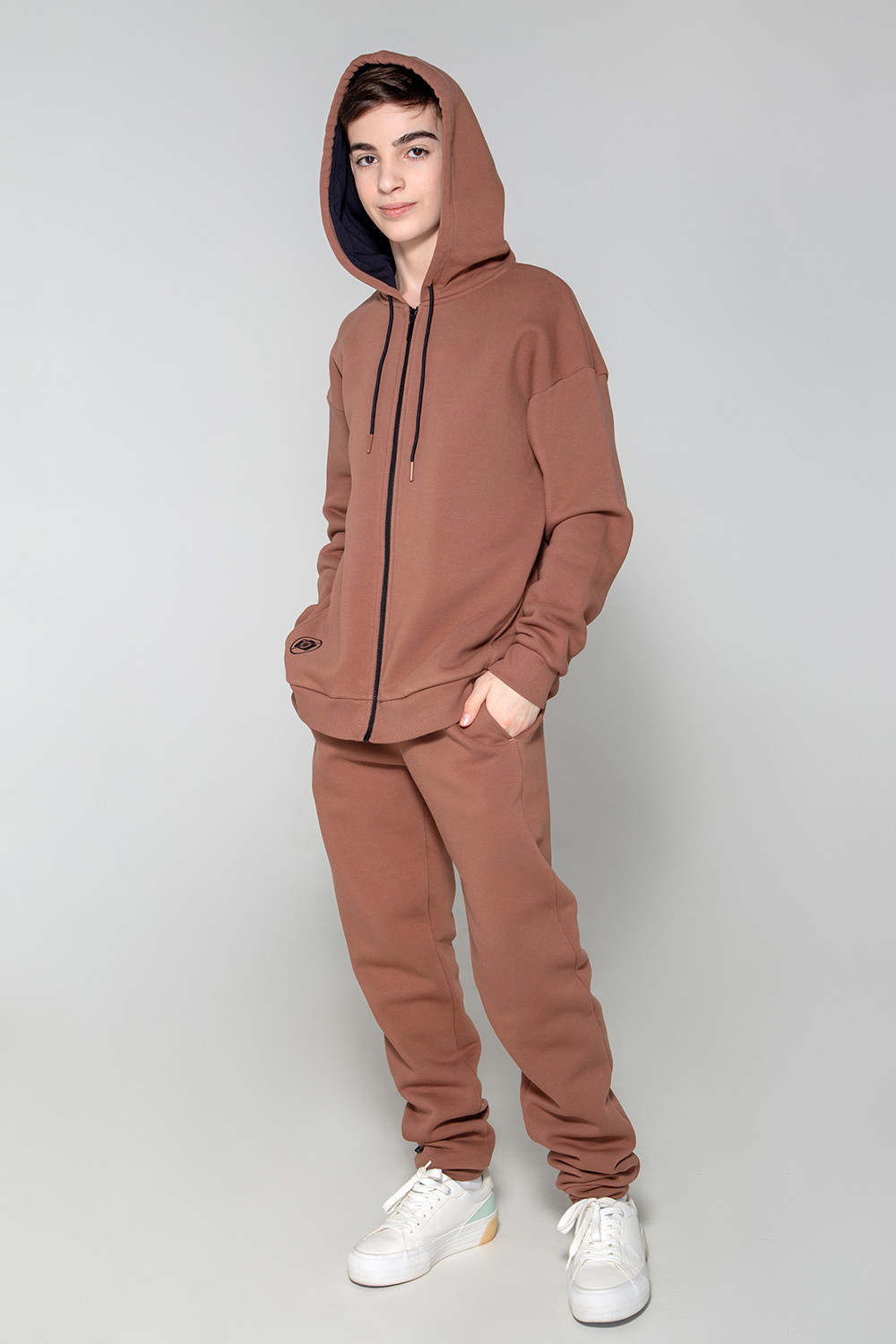 картинка Брюки для мальчика КБ 400478 коричневый к80 от магазина детских товаров ALiSa