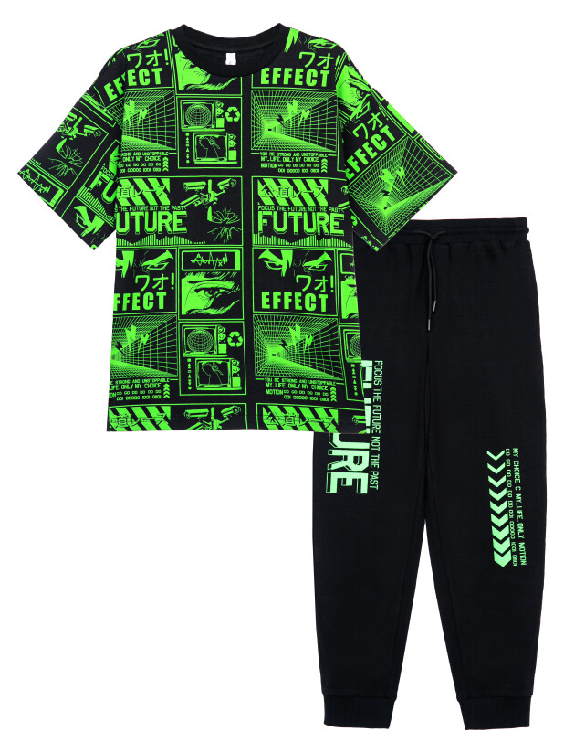 картинка Комплект для мальчика PL 32311039 футболка, брюки п203 от магазина детских товаров ALiSa