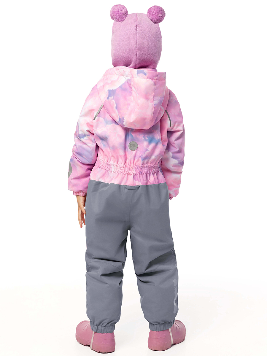картинка Комбинезон утеплённый для девочки NIKASTYLE 8м0625 Розовый серый от магазина детских товаров ALiSa