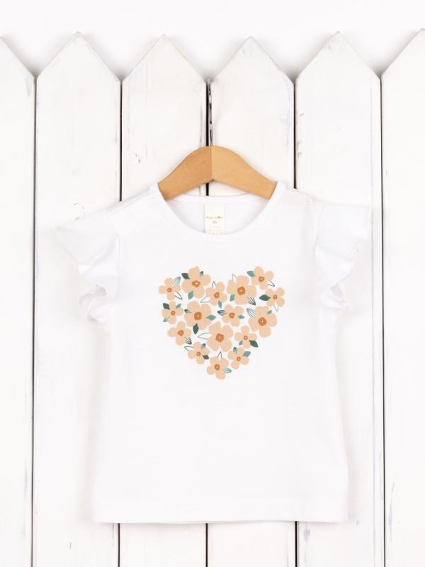 картинка Футболка для девочки Baby Boom Ф157/2-К Белый от магазина детских товаров ALiSa