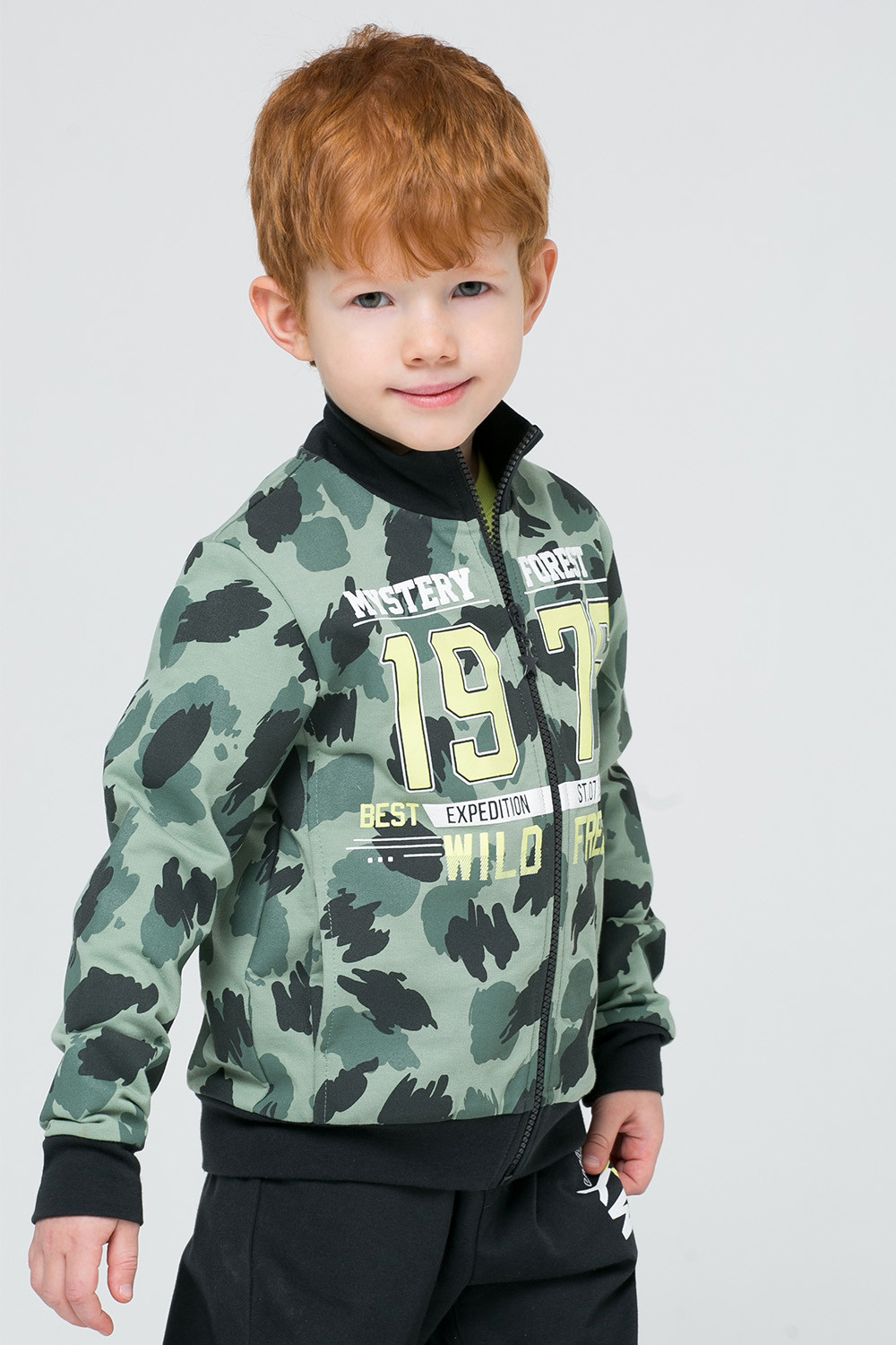 картинка Куртка для мальчика Crockid К 300245 хаки на милитари к118 от магазина детских товаров ALiSa