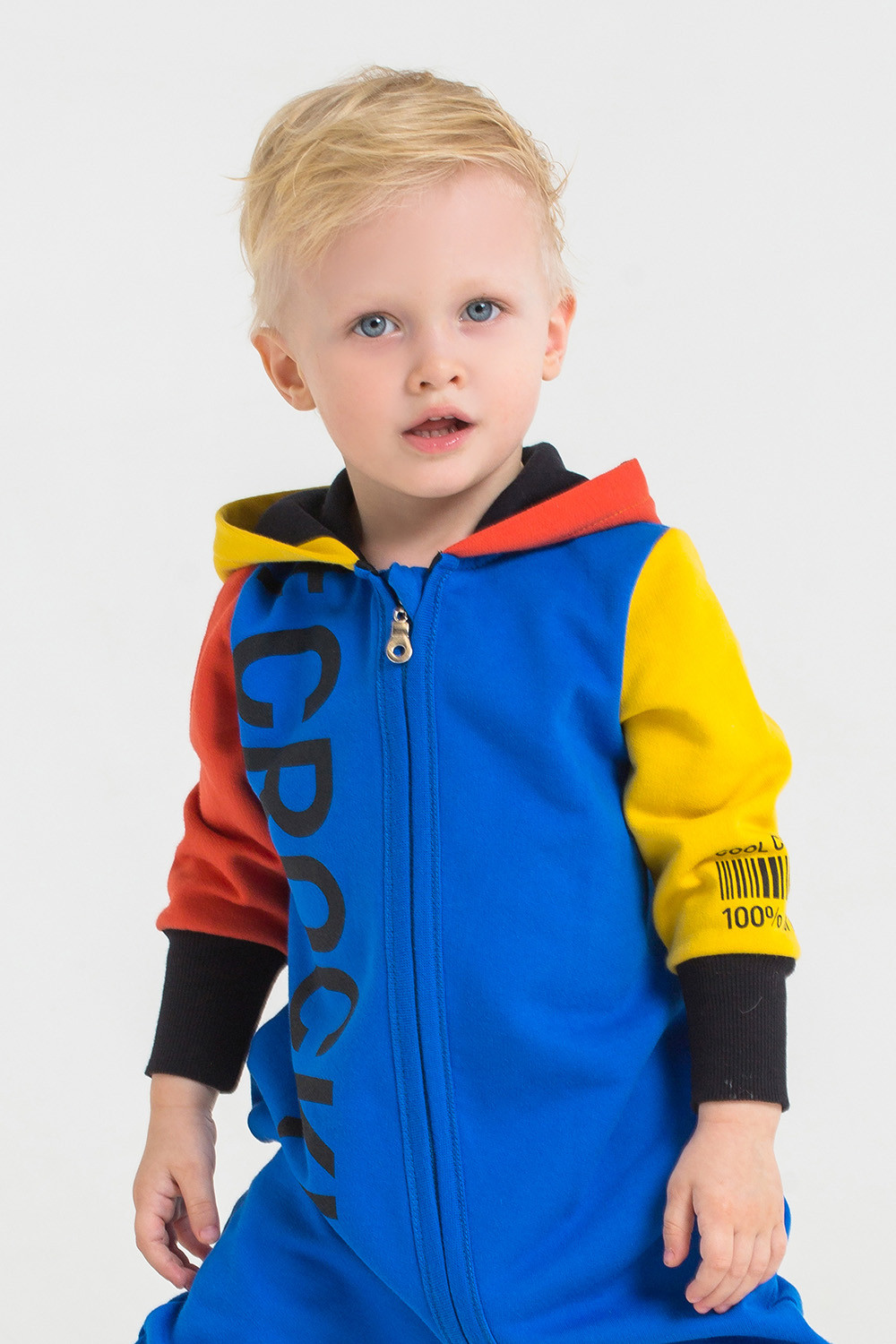 картинка Комбинезон для мальчика Crockid КР 6276 ярко-синий к226 от магазина детских товаров ALiSa