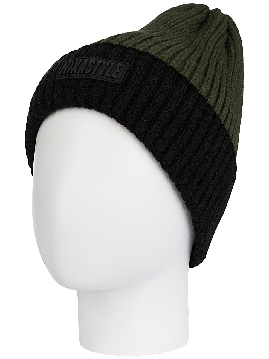 картинка Шапка зимняя для мальчика NIKASTYLE 11з16124 Хаки от магазина детских товаров ALiSa