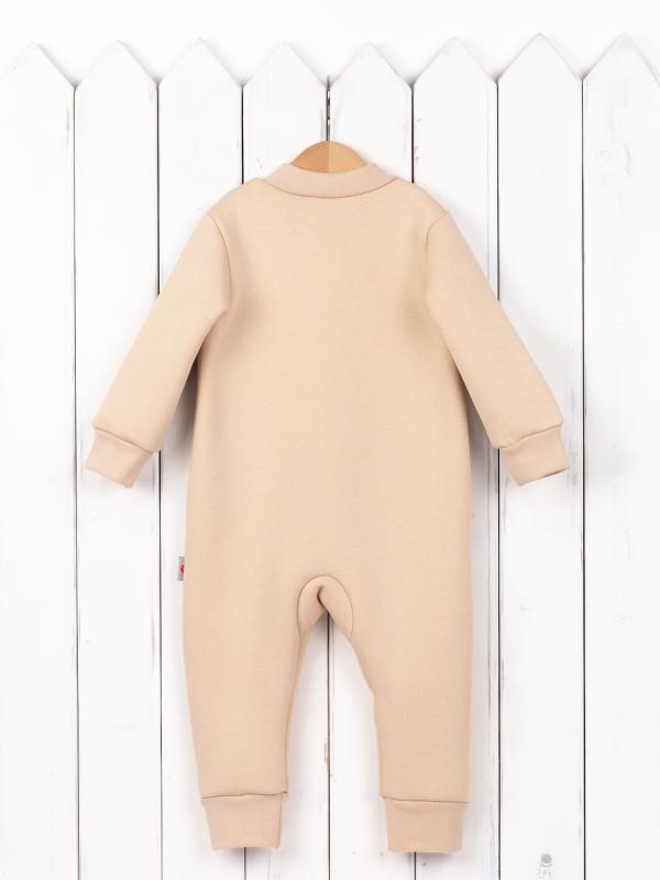 картинка Комбинезон на манжете Baby Boom К381/4-Ф Мишка молочно-бежевый от магазина детских товаров ALiSa