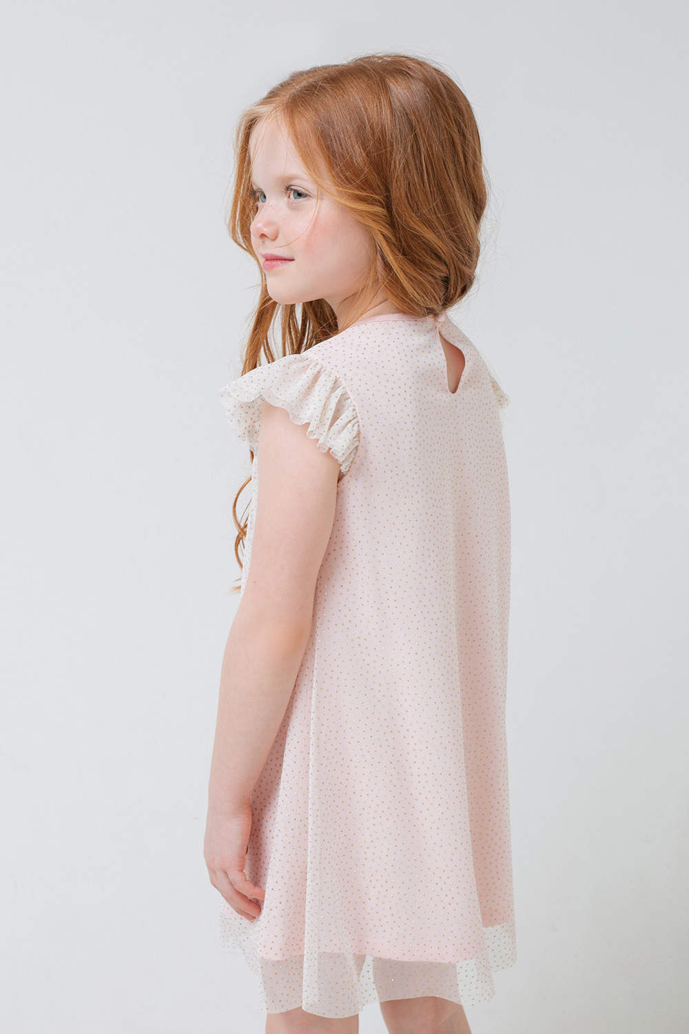 картинка Платье для девочки Crockid КР 5662 бежево-розовый к295 от магазина детских товаров ALiSa
