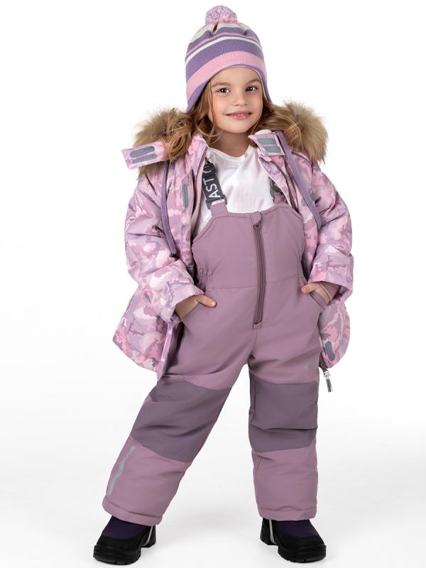 картинка Комплект зимний для девочки NIKASTYLE 7з0624 Роза Орхидея от магазина детских товаров ALiSa