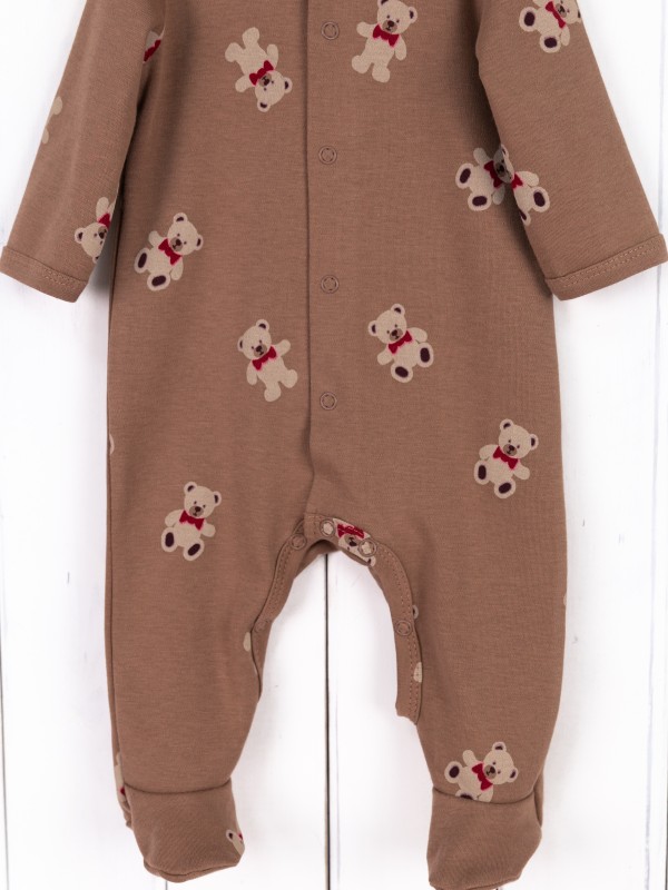 картинка Комбинезон детский Baby Boom BB К270/10007-И(Н) я726 Мишки на кофе от магазина детских товаров ALiSa