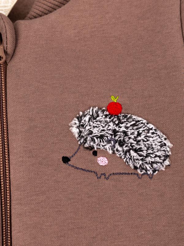 картинка Комбинезон на манжете Baby Boom К381/3-Ф Ёжик тауп-грей от магазина детских товаров ALiSa