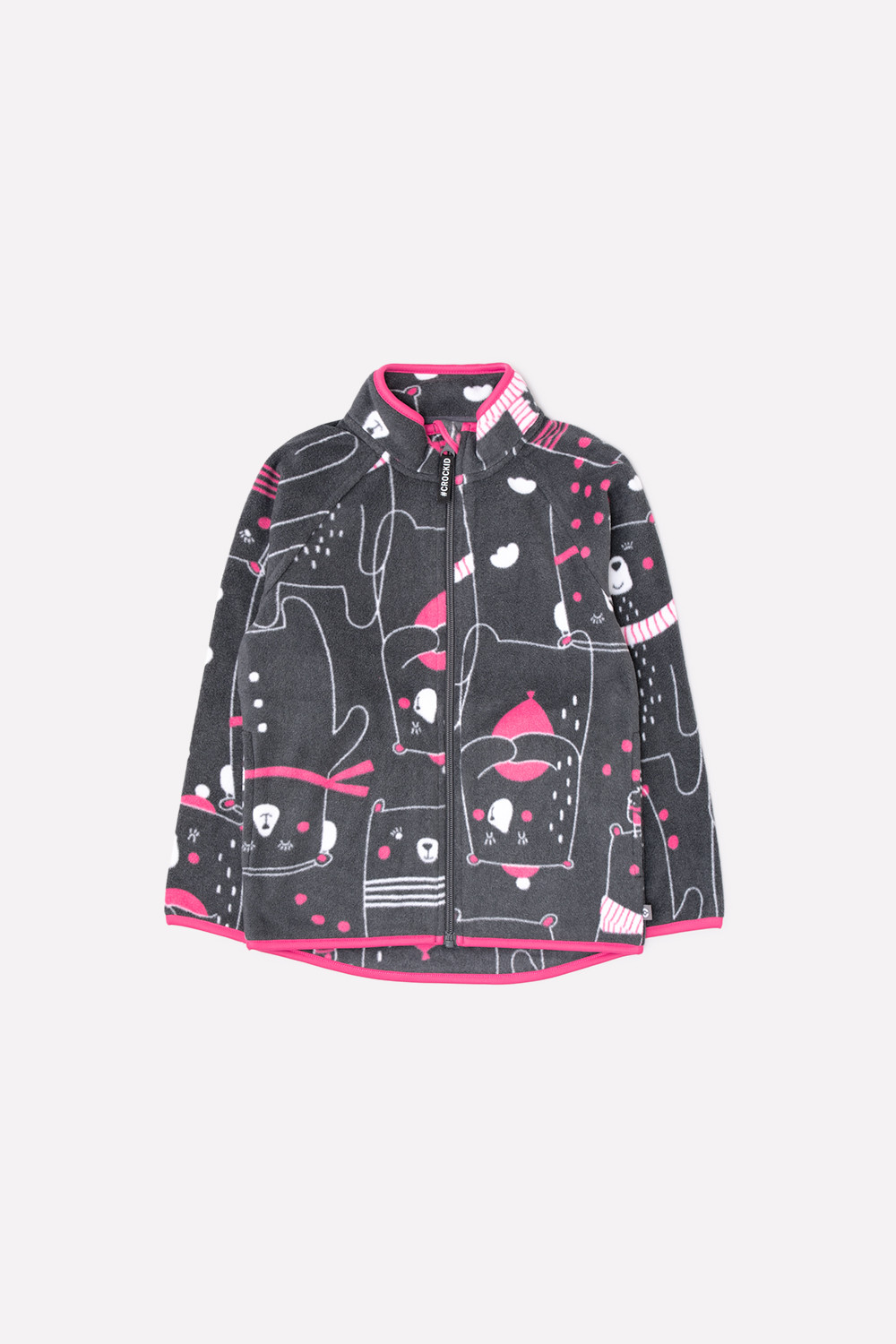 картинка Куртка флисовая для девочки Crockid ФЛ 34011/н/34 от магазина детских товаров ALiSa