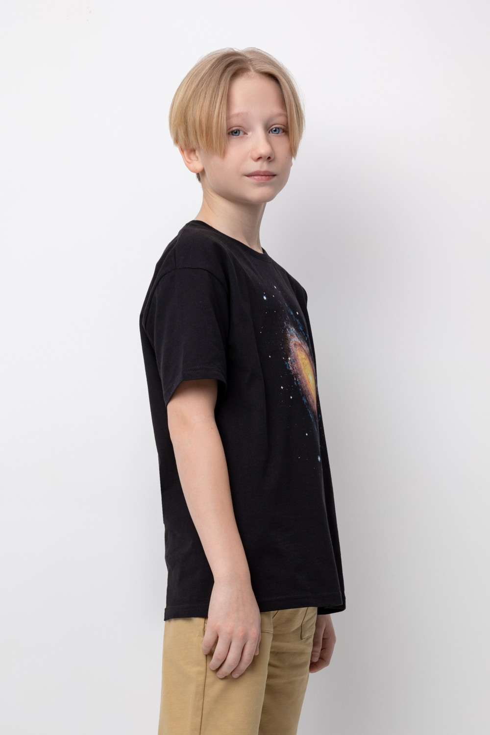 картинка Футболка для мальчика Crockid КБ 302086 черный от магазина детских товаров ALiSa