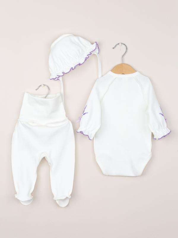 картинка Комплект для девочки Baby Boom КН179/1-И Лаванда + Молоко я738 от магазина детских товаров ALiSa