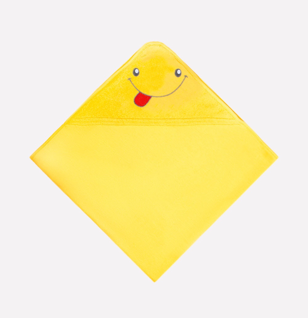 картинка Простынка для купания Crockid К 8500 желтый (улыбка) от магазина детских товаров ALiSa