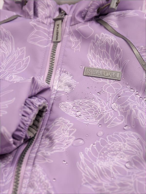 картинка Комбинезон утеплённый для девочки NIKASTYLE 8м1825 Лаванда серый от магазина детских товаров ALiSa