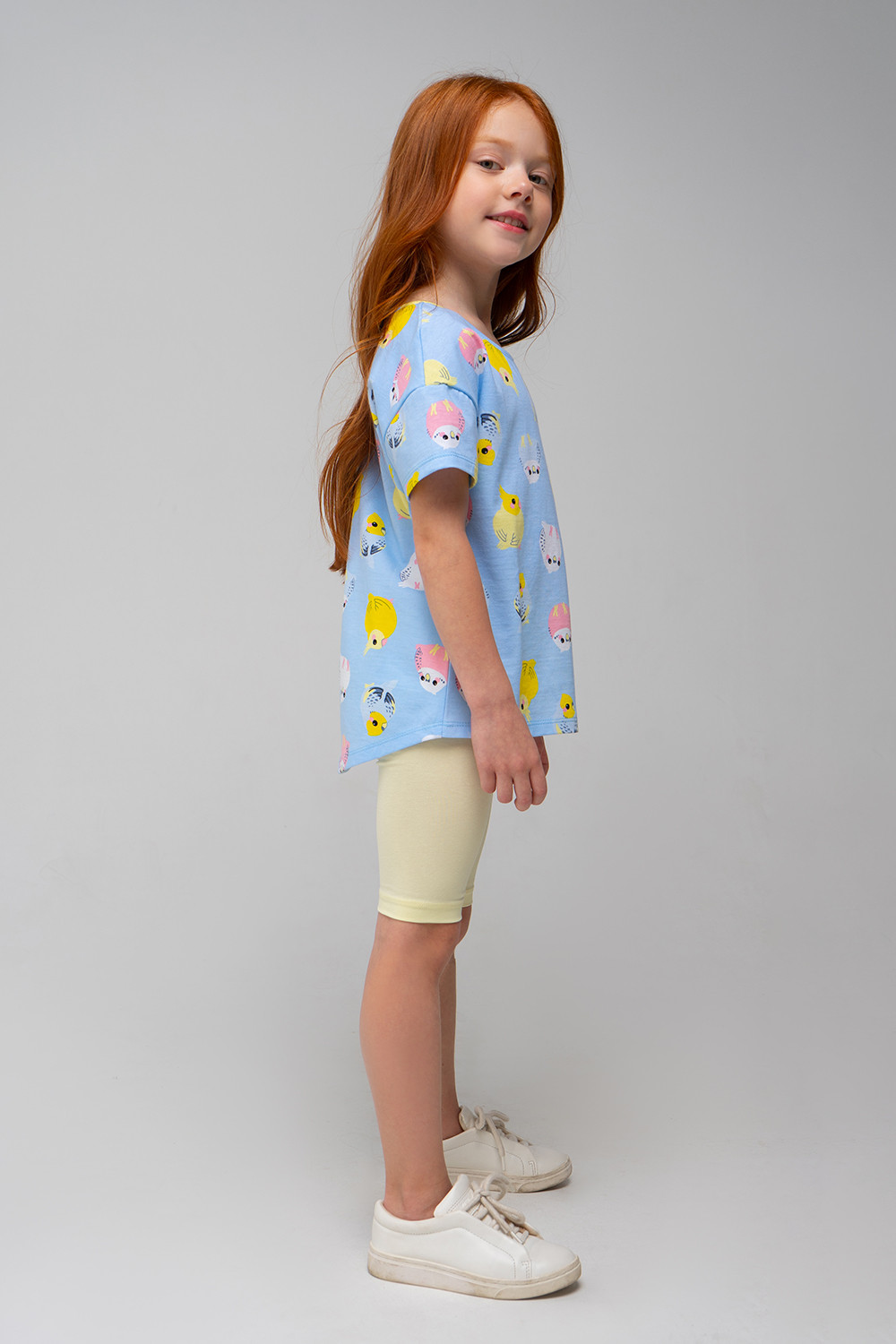картинка Бриджи для девочки Crockid КР 4036 бледно-лимонный к329 от магазина детских товаров ALiSa