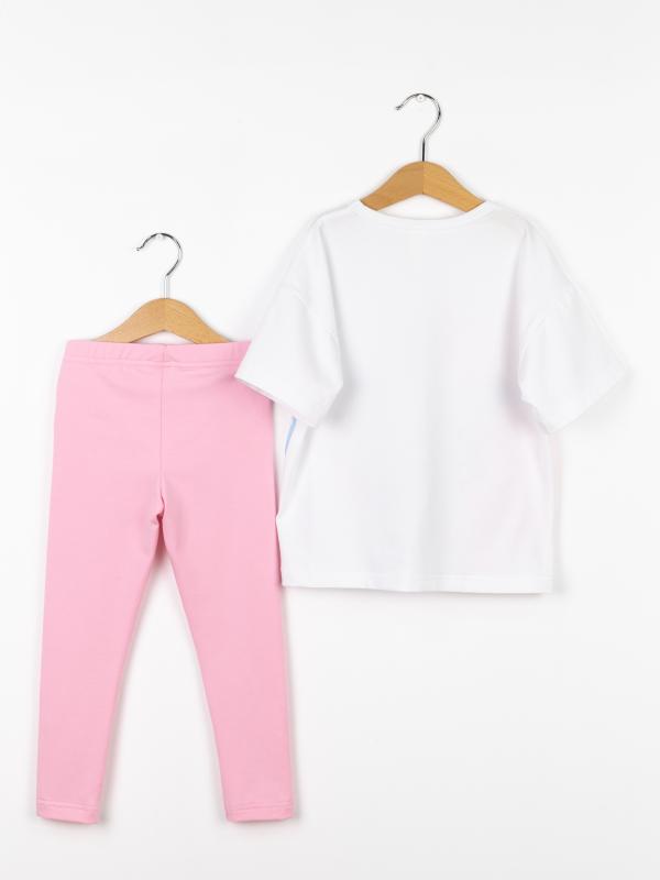 картинка Комплект для девочки Baby Boom КД559/1-К Белый + рзовый от магазина детских товаров ALiSa