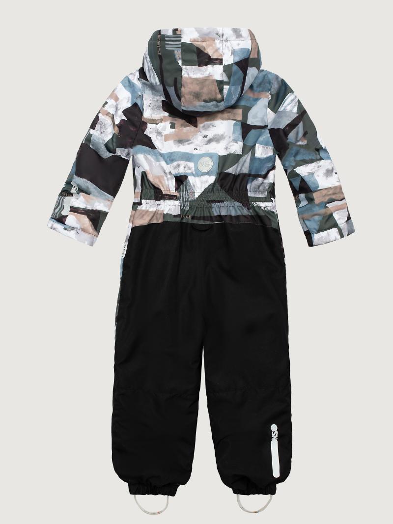 картинка Комбинезон утеплённый для мальчика NIKASTYLE 8м1125 Хаки черный от магазина детских товаров ALiSa