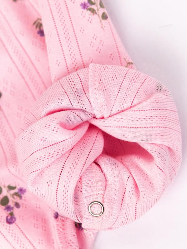 картинка Комбинезон для девочки Baby Boom К398/2-Р Цветочки на розовом от магазина детских товаров ALiSa