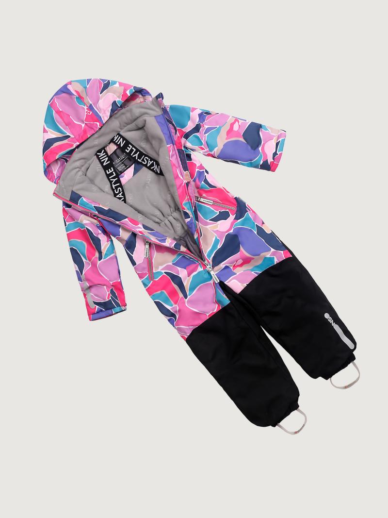 картинка Комбинезон утеплённый для девочки NIKASTYLE 8м1225 Ягода черный от магазина детских товаров ALiSa